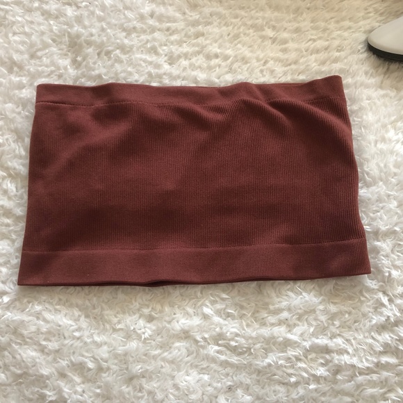 Aerie never worn bandeau maroon - Picture 2 of 5